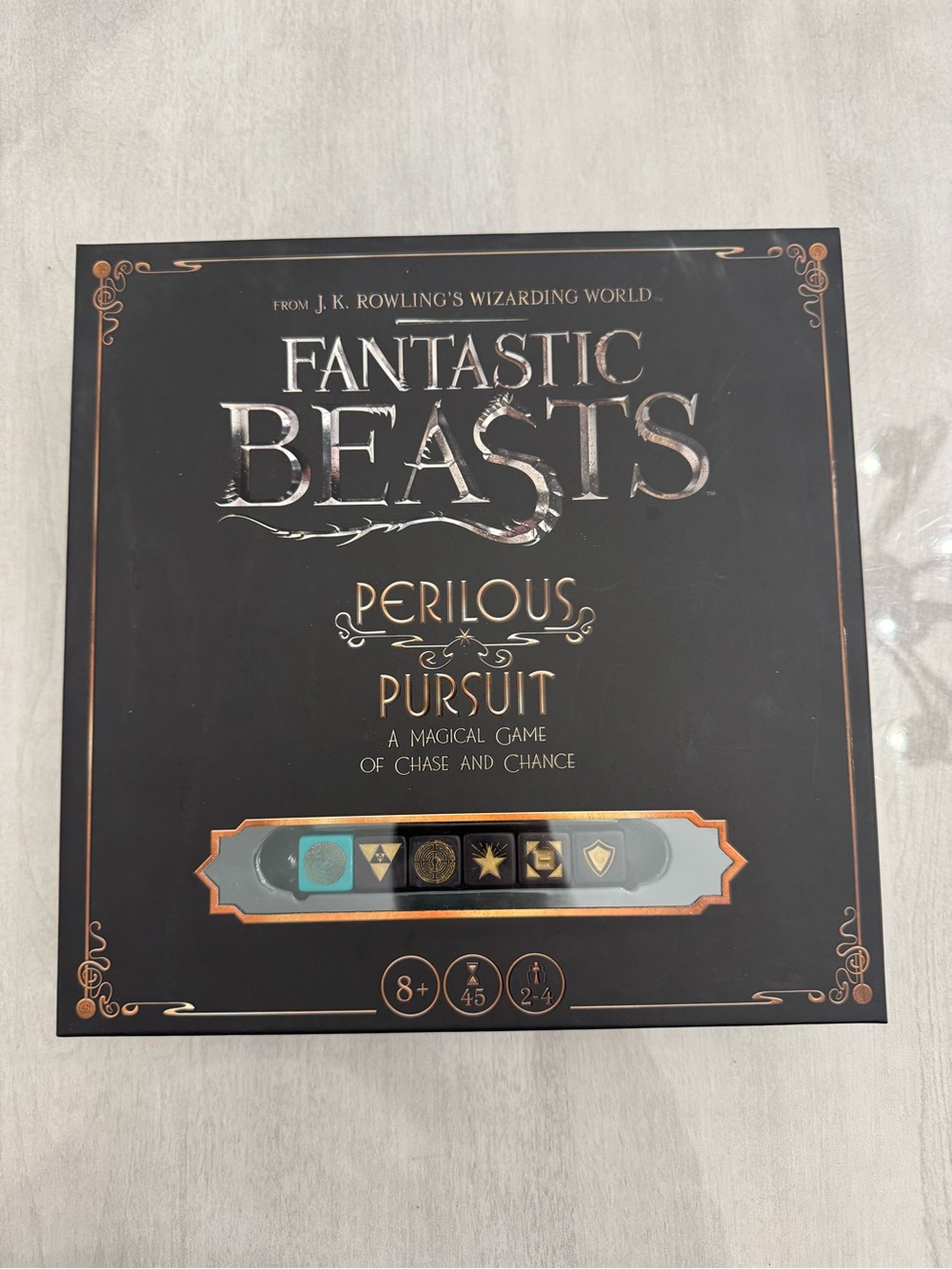 Wizarding World Fantastic Beasts Perilous Pursuit Board Card Game